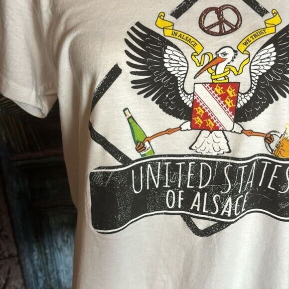 United States of Alsace T-shirt, size large, excellent used condition - Picture 3 of 10